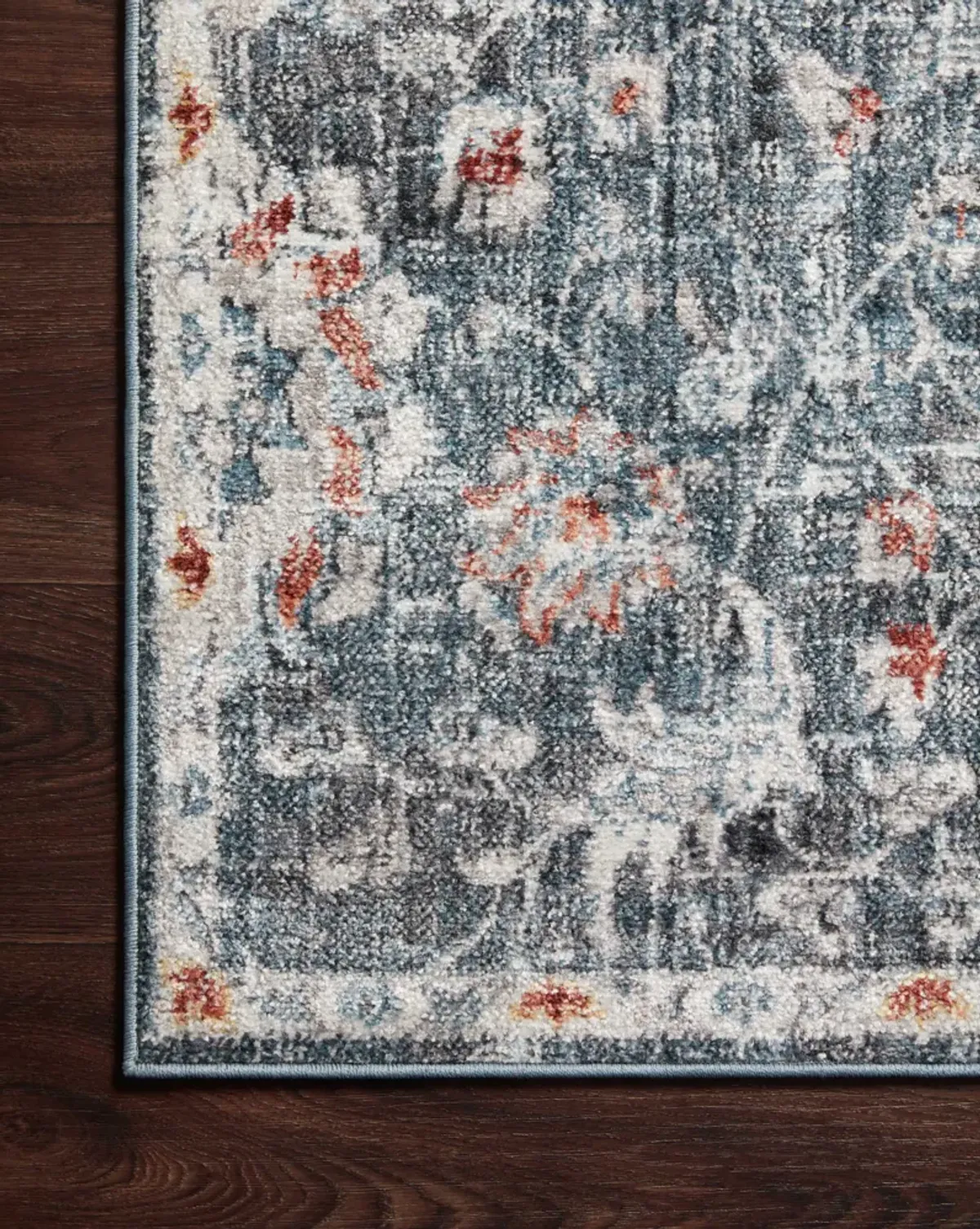 CASSANDRA CSN-04 BLUE/RUST 3'9 X 5'9 ACCENT RUG