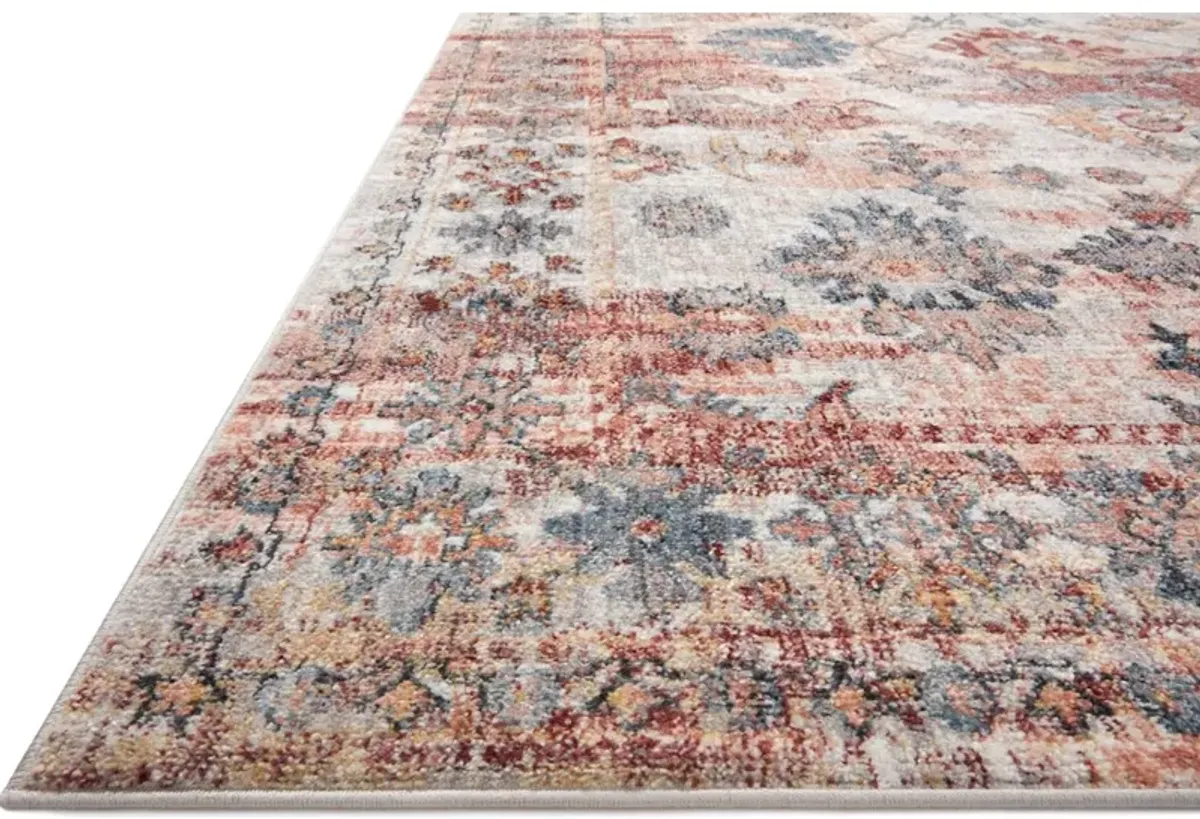 CASSANDRA CSN-06 RUST/MULTI 2'6 X 4'0 ACCENT RUG
