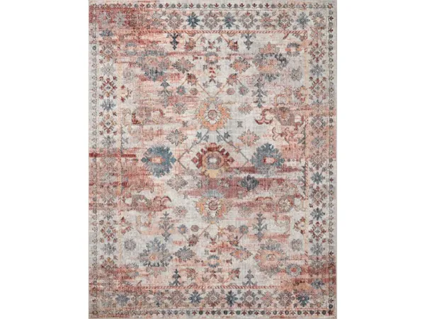 CASSANDRA CSN-06 RUST/MULTI 6'7 X 9'3 AREA RUG