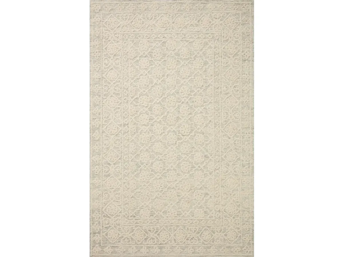 CECELIA CEC-01 MIST/IVORY 8'6 X 12' AREA RUG