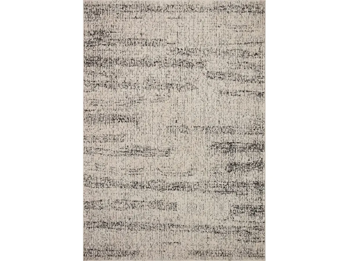 DARBY DAR-02 OATMEAL/CHARCOAL 2'7 X 8'0 RUNNER RUG