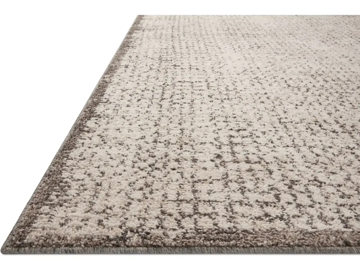 DARBY DAR-04 IVORY/STONE 6'7 X 9'3 AREA RUG