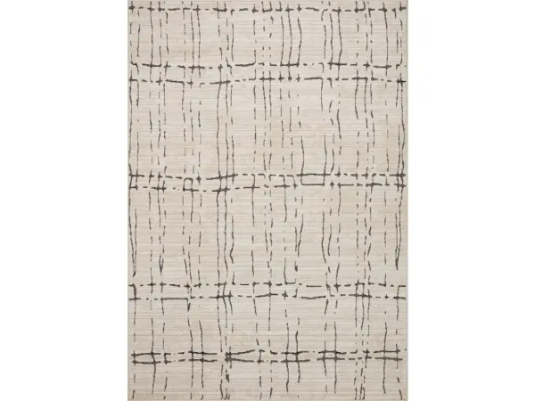 DARBY DAR-06 SAND/DK. GREY 2'7 X 8'0 RUNNER RUG