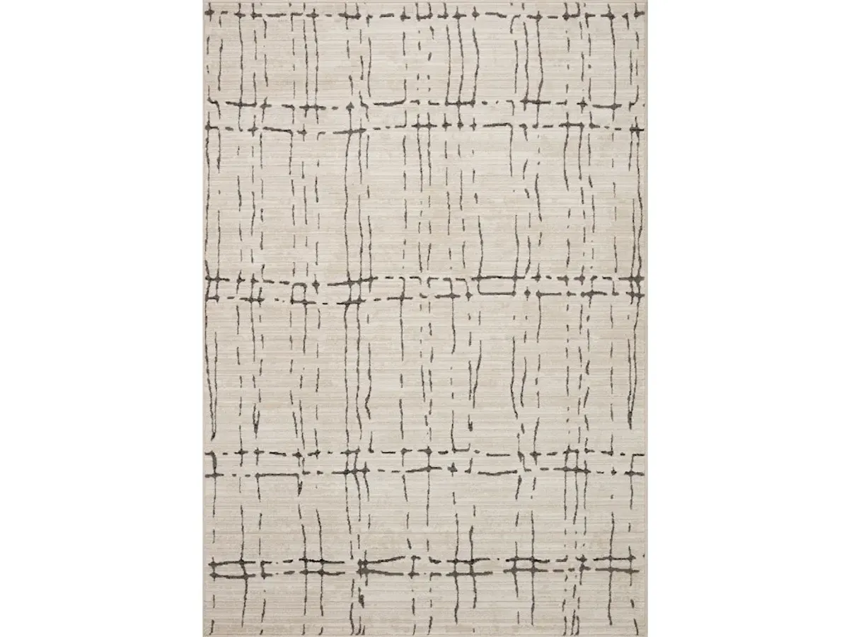 DARBY DAR-06 SAND/DK. GREY 9'2 X 13' AREA RUG