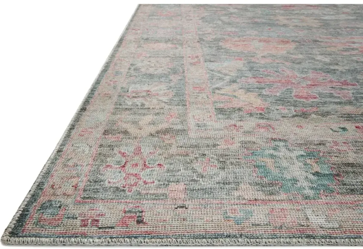ELYSIUM ELY-02 GRAPHITE/MULTI 2'6 X 12'0 RUNNER RUG