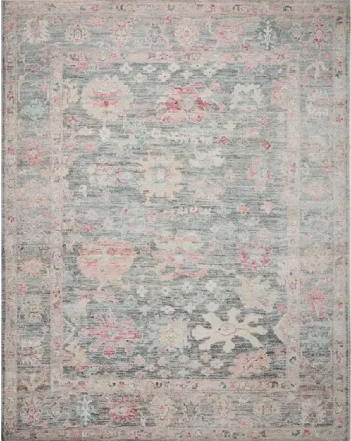 ELYSIUM ELY-02 GRAPHITE/MULTI 3'6 X 5'6 ACCENT RUG