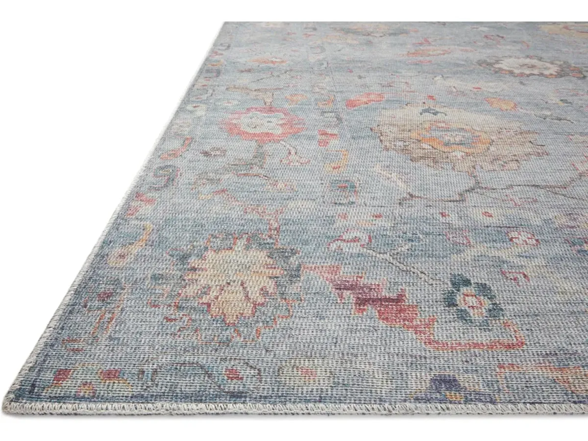 ELYSIUM ELY-04 DENIM/MULTI 2'3 X 3'9 ACCENT RUG