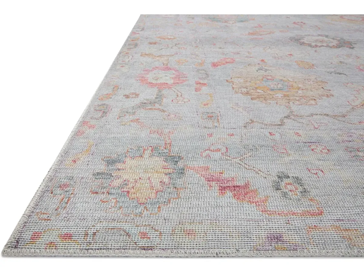 ELYSIUM ELY-04 SILVER/MULTI 2'6 X 12'0 RUNNER RUG