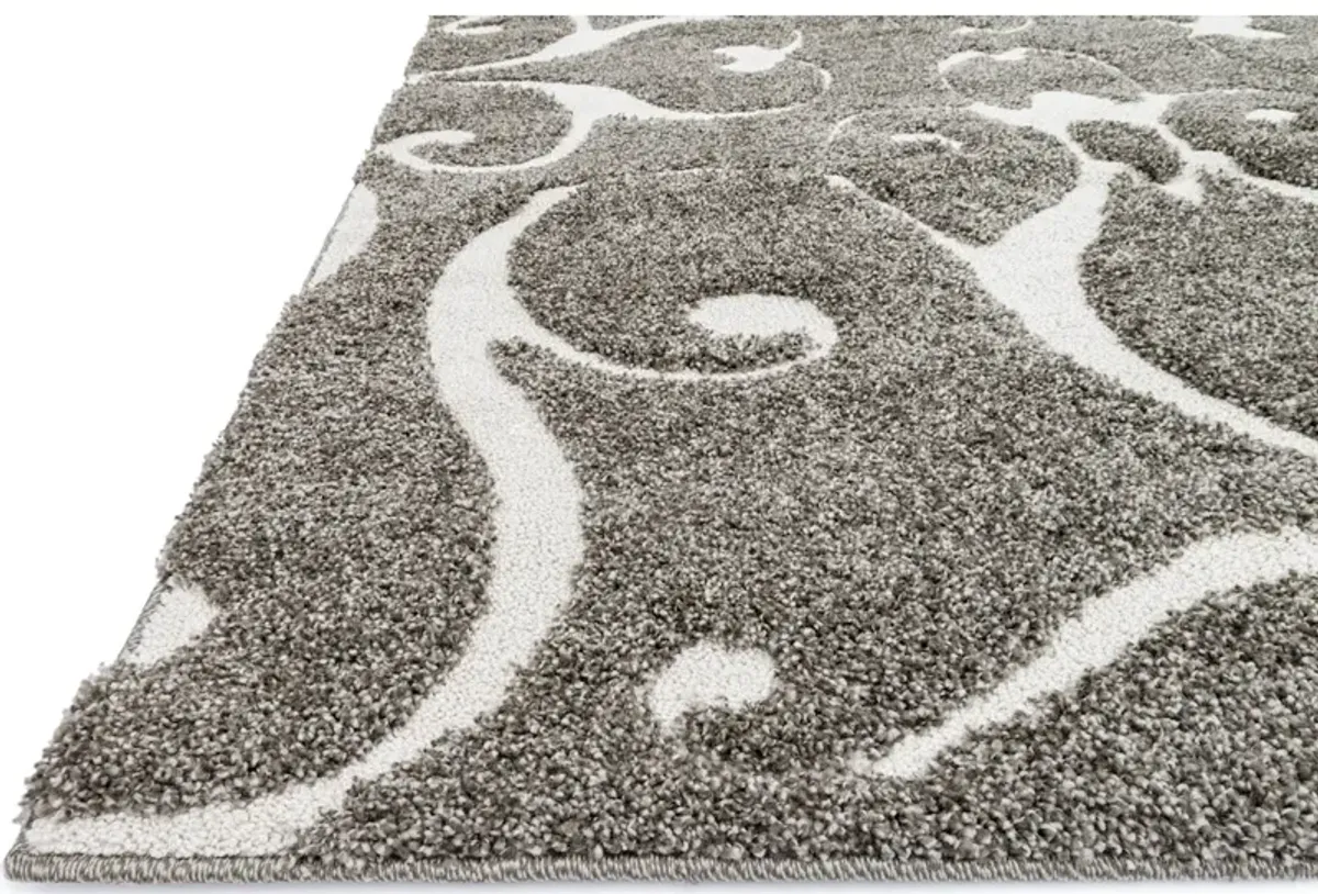 ENCHANT EN-07 SMOKE 7'7 X 10'6 AREA RUG