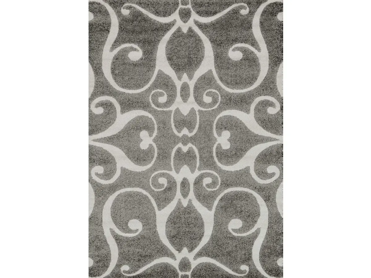ENCHANT EN-07 SMOKE 7'7 X 10'6 AREA RUG