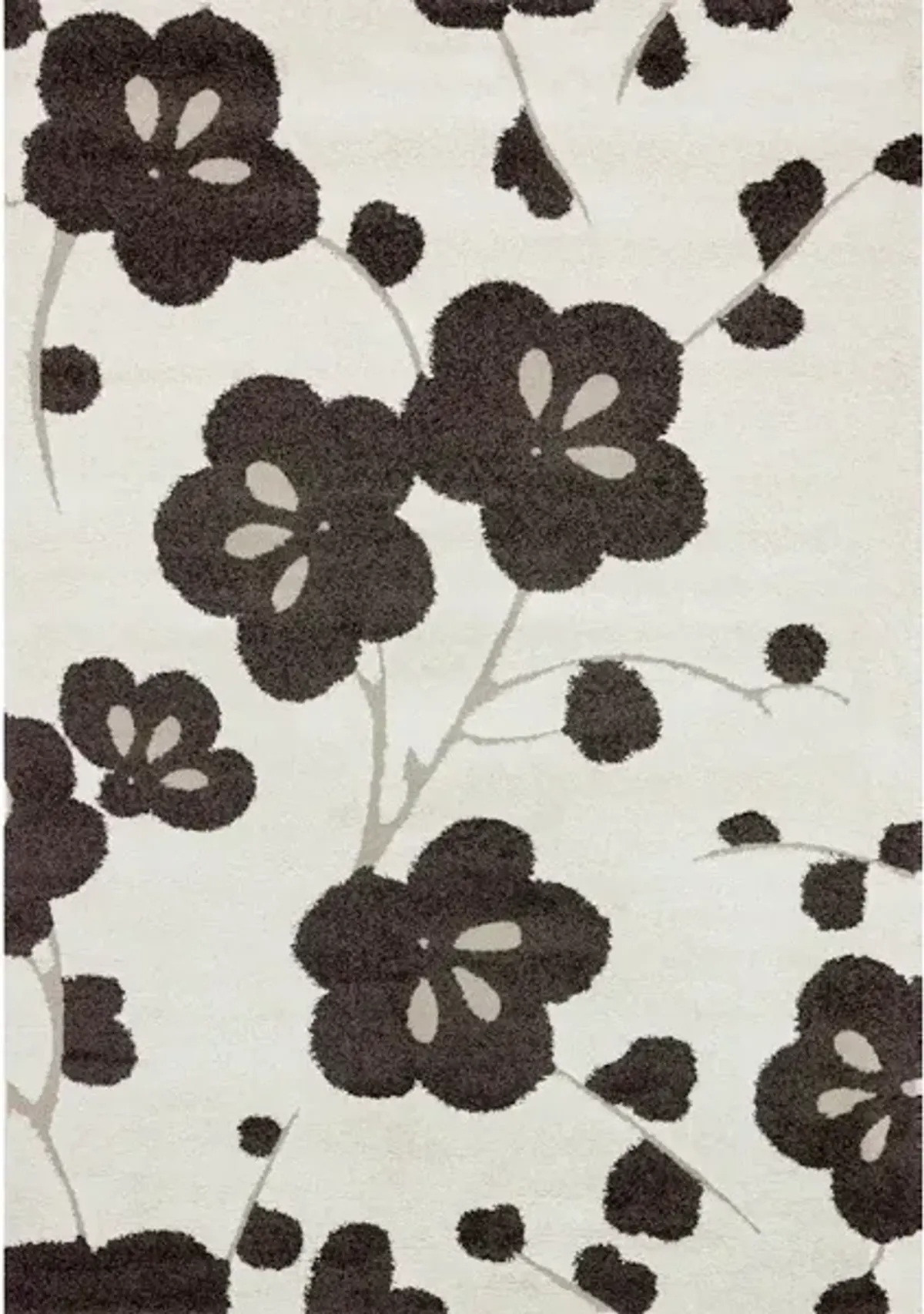 ENCHANT EN-08 IVORY/EXPRESSO 7'7 X 10'6 AREA RUG