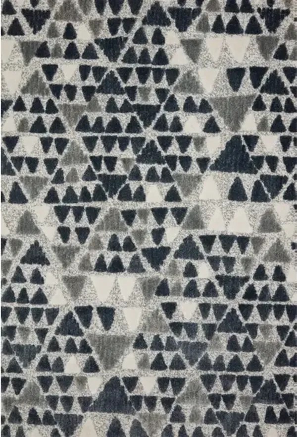 HAGEN HAG-06 SLATE/DENIM 6'7 X 9'2 AREA RUG