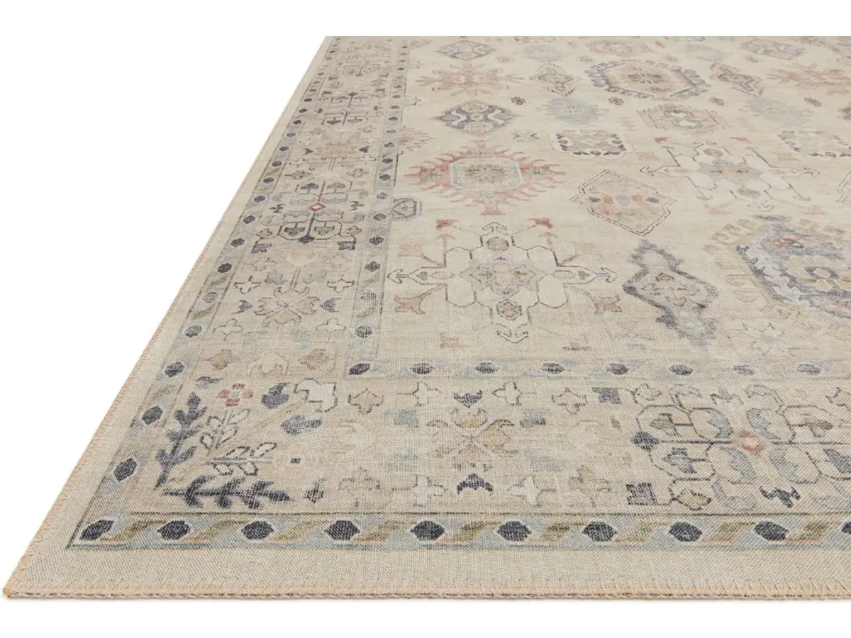 HATHAWAY HTH-04 BEIGE/MULTI 7'6 X 9'6 AREA RUG