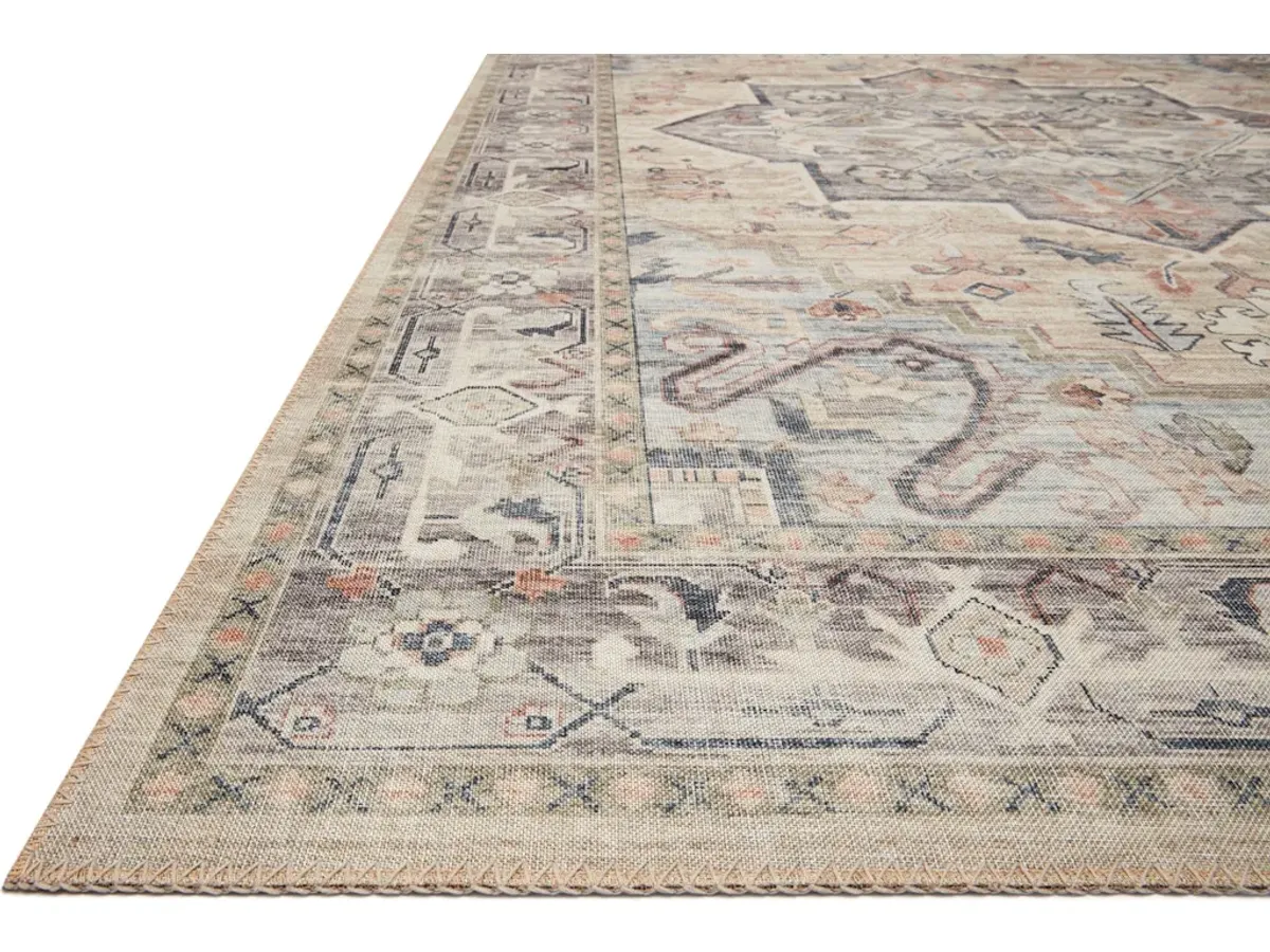 HATHAWAY HTH-07 MULTI/IVORY 5'0 X 7'6 AREA RUG