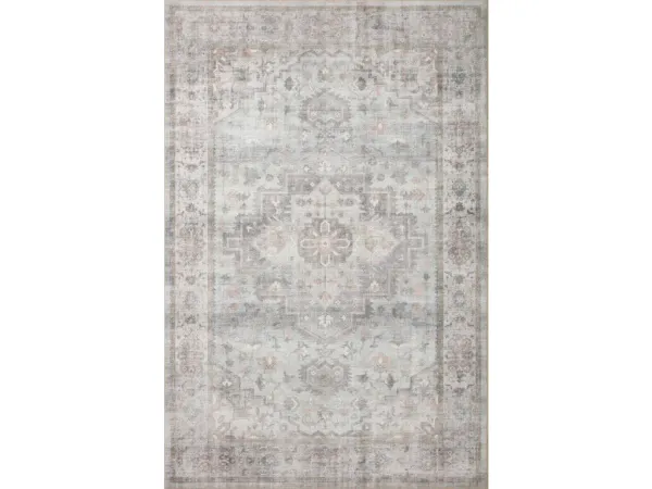 HEIDI HEI-02 DOVE/BLUSH 2'6 X 9'6 RUNNER RUG