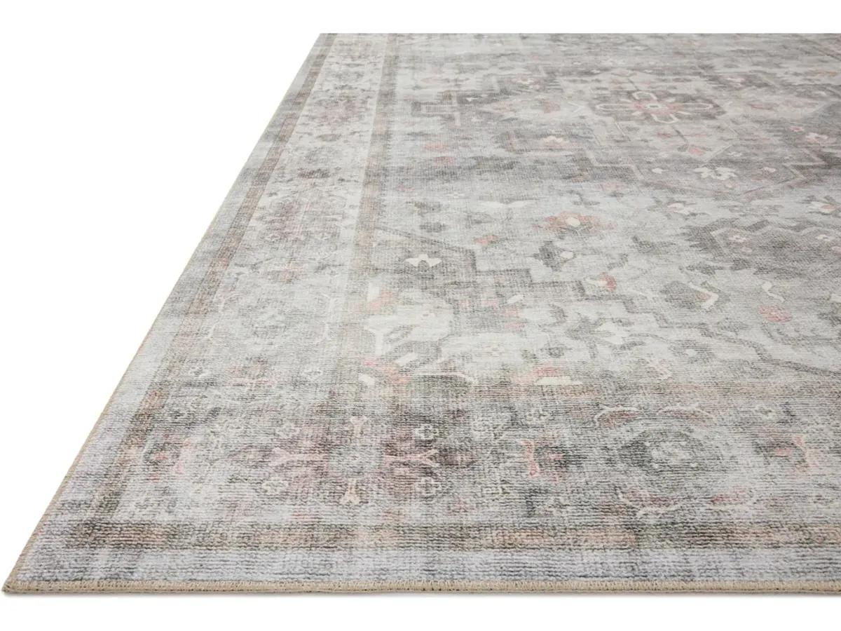 HEIDI HEI-02 DOVE/BLUSH 5'0 X 7'6 AREA RUG