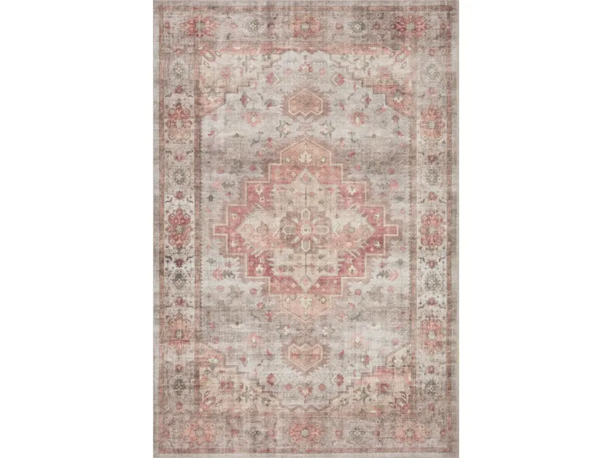 HEIDI HEI-02 DOVE/SPICE 2'6 X 9'6 RUNNER RUG