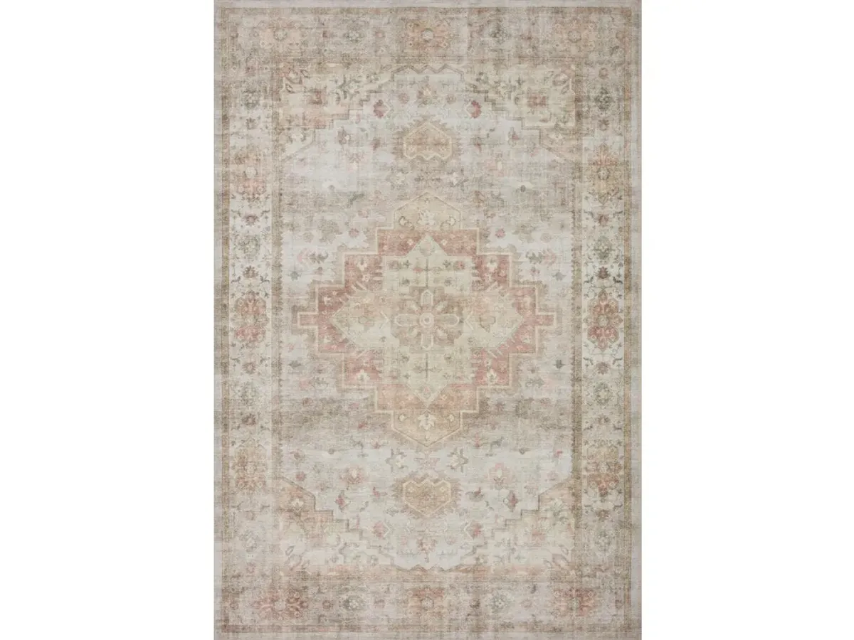 HEIDI HEI-02 SAGE/MULTI 5'0 X 7'6 AREA RUG