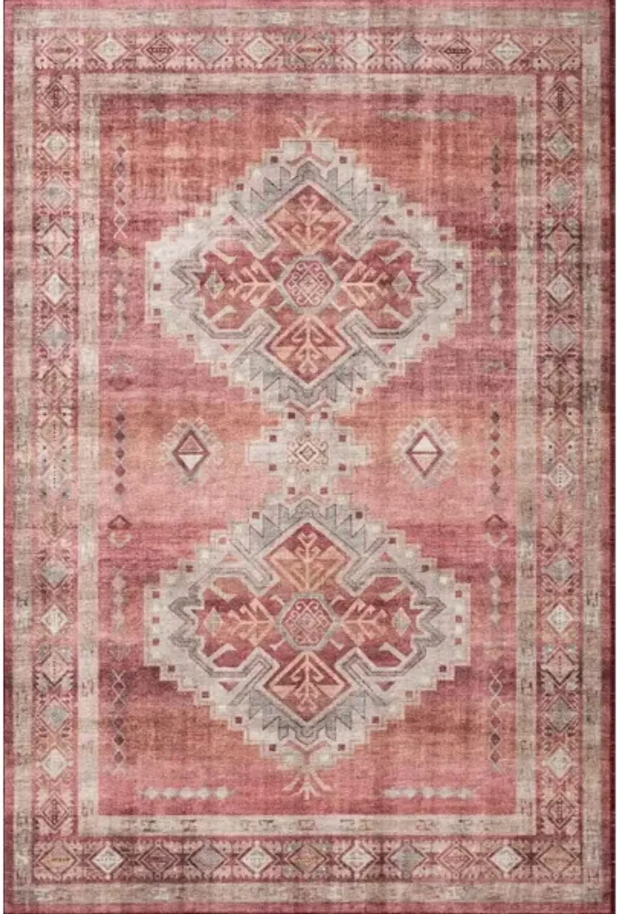HEIDI HEI-03 SUNSET/NATURAL 2'6 X 7'6 RUNNER RUG