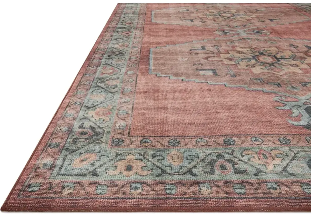 HEIDI HEI-05 SPICE/AQUA 6'0 X 9'0 AREA RUG