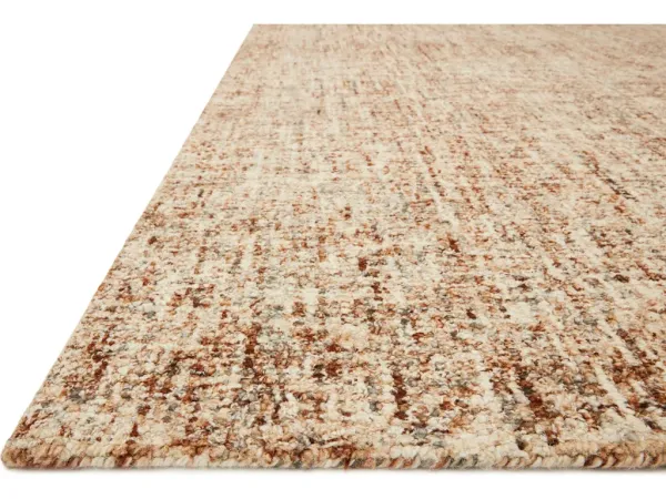 HARLOW HLO-01 RUST/CHARCOAL 5'0 X 7'6 AREA RUG