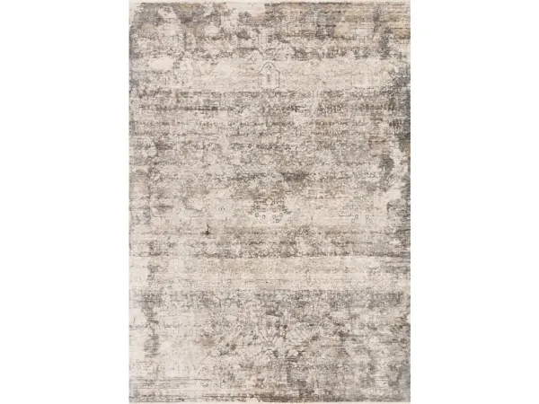 HOMAGE HOM-01 GRAPHITE/BEIGE 5'3 X 7'6 AREA RUG