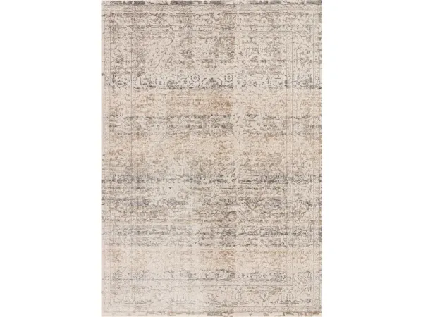 HOMAGE HOM-02 BEIGE/GREY 2'6 X 8'0 RUNNER RUG