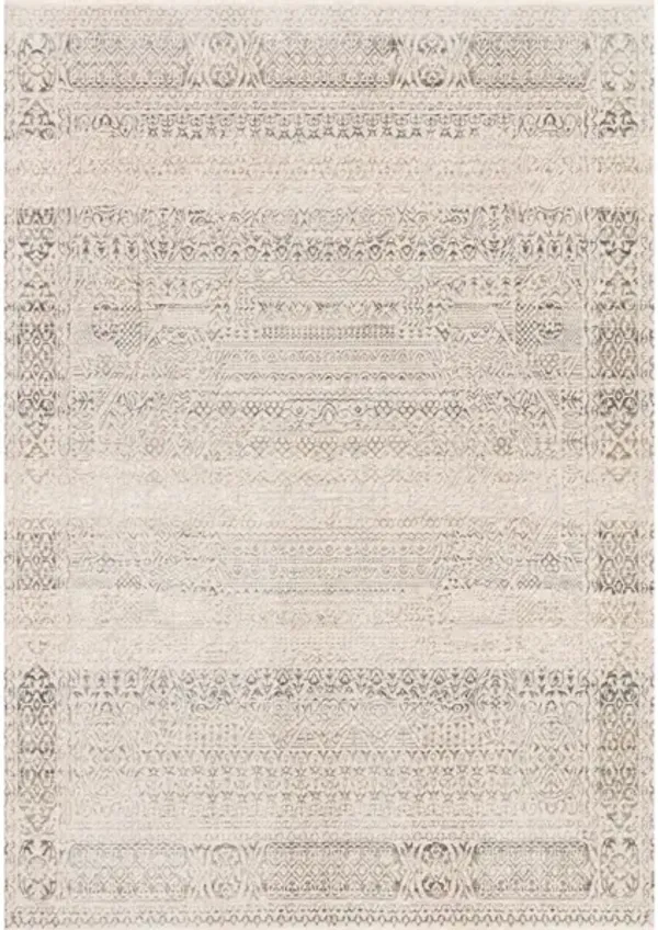 HOMAGE HOM-05 IVORY/SILVER 2'6 X 12'0 RUNNER RUG