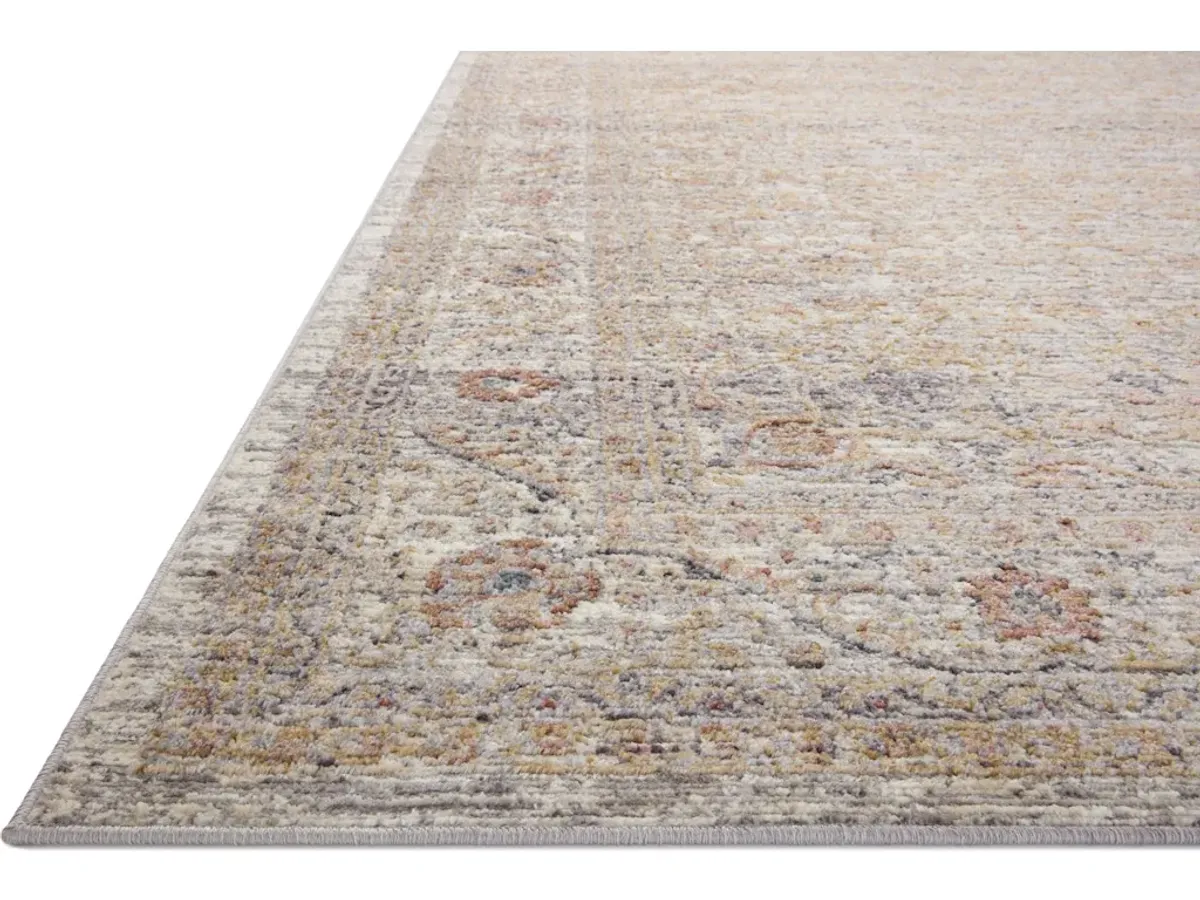 INDRA INA-01 STONE/MULTI 2'6 X 10'0 RUNNER RUG