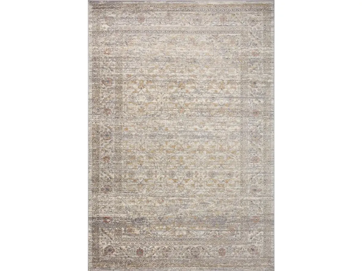 INDRA INA-01 STONE/MULTI 2'6 X 10'0 RUNNER RUG