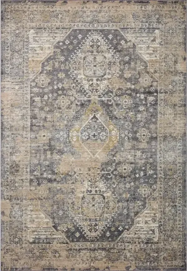 INDRA INA-03 CHARCOAL/NATURAL 10'0 X 14'0 AREA RUG
