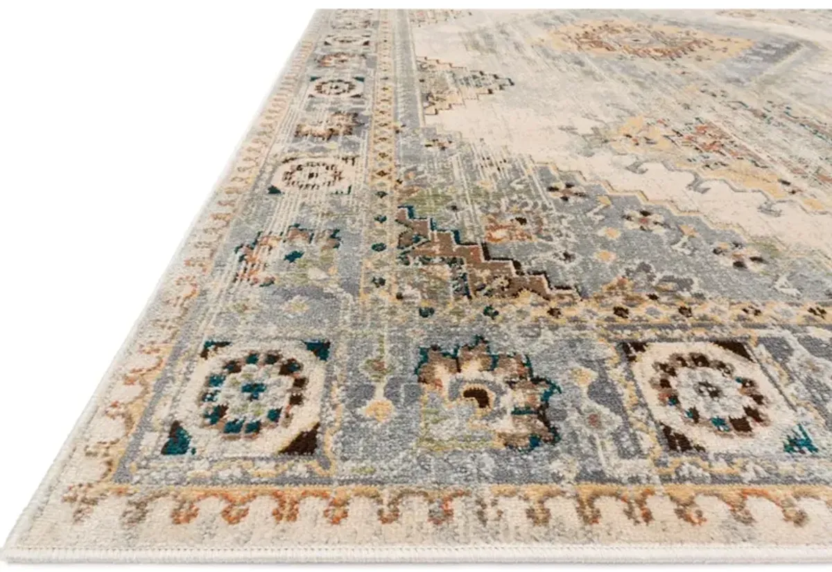 ISADORA ISA-01 OATMEAL/SILVER 2'7 X 8'0 RUNNER RUG