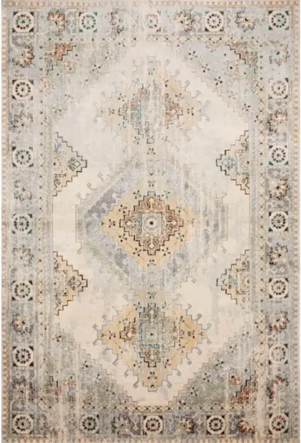 ISADORA ISA-01 OATMEAL/SILVER 6'0 X 9'0 AREA RUG