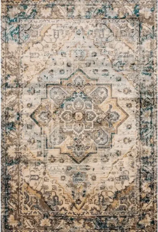 ISADORA ISA-02 OATMEAL/BARK 2'0 X 3'0 ACCENT RUG
