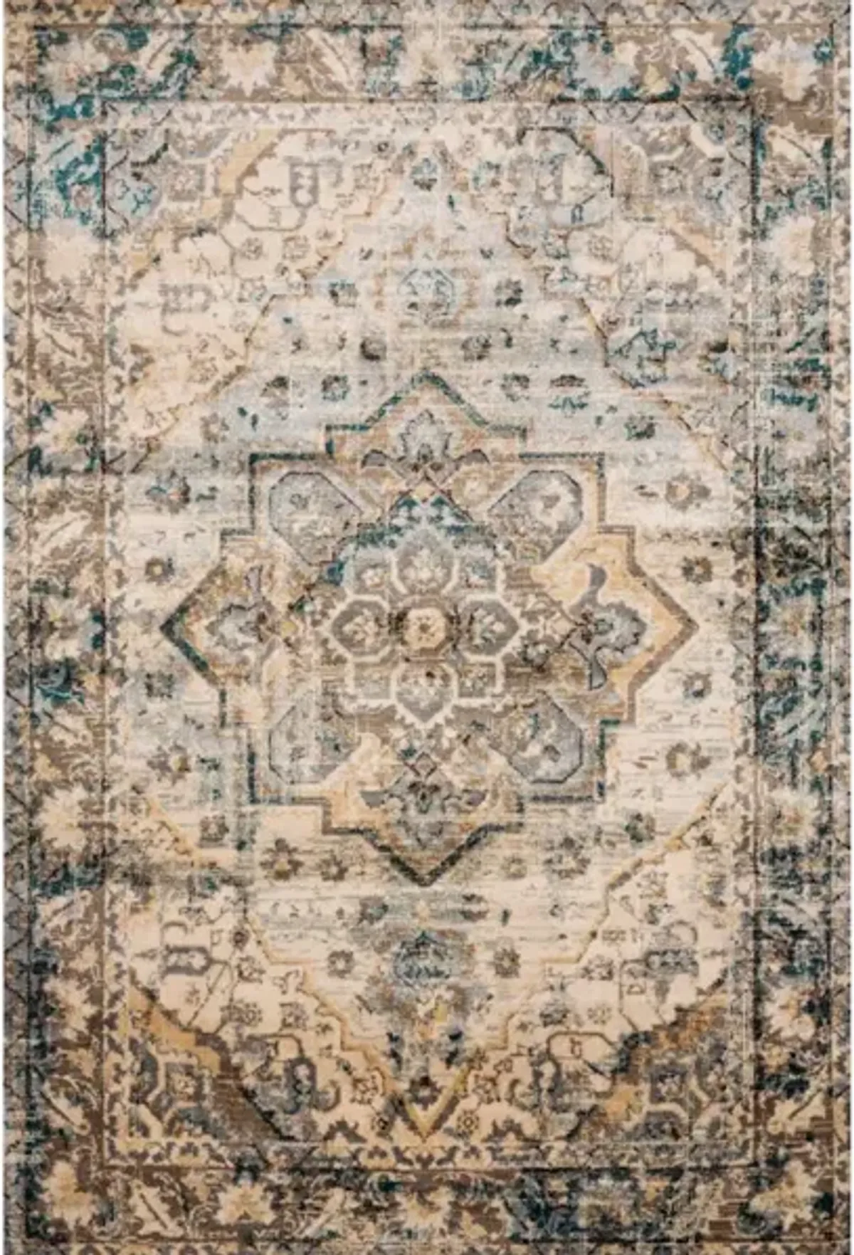 ISADORA ISA-02 OATMEAL/BARK 6'0 X 9'0 AREA RUG