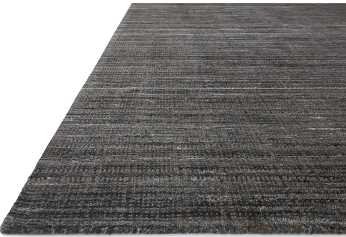 JAMIE JEM-01 GRAPHITE/CHARCOAL 2'6 X 9'9 RUNNER RUG