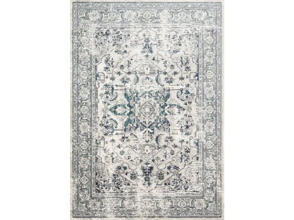 JOAQUIN JOA-01 LIGHT GREEN/BLUE 2'7 X 8'0 RUNNER RUG
