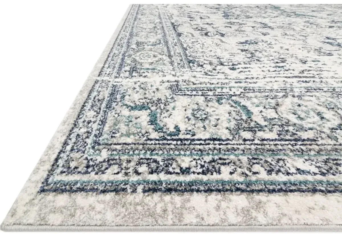 JOAQUIN JOA-01 LIGHT GREEN/BLUE 7'10 X 10'10 AREA RUG