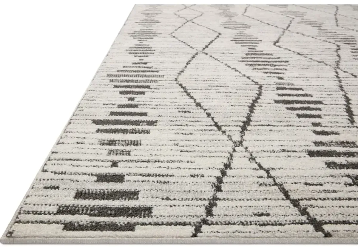 KAMALA KAM-02 CHARCOAL/DOVE 4'0 X 6'0 ACCENT RUG