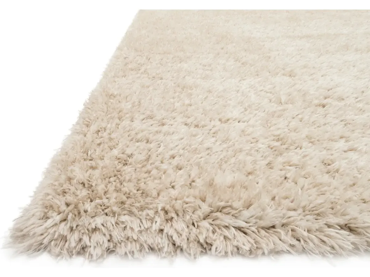 KAYLA SHAG KAY-01 BEIGE 2'2 X 4' ACCENT RUG