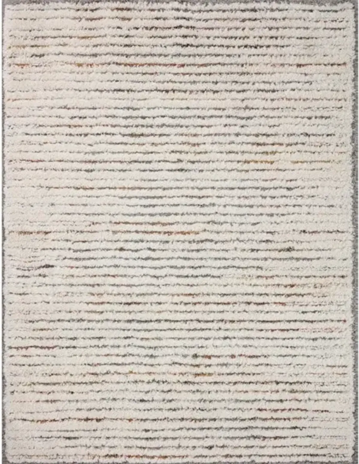 LEVITT SHAG LEV-01 IVORY/MULTI 9'3 X 13' AREA RUG