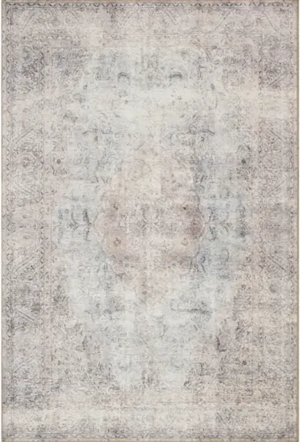 LOREN LQ-04 SILVER/SLATE 2'3 X 3'9 ACCENT RUG
