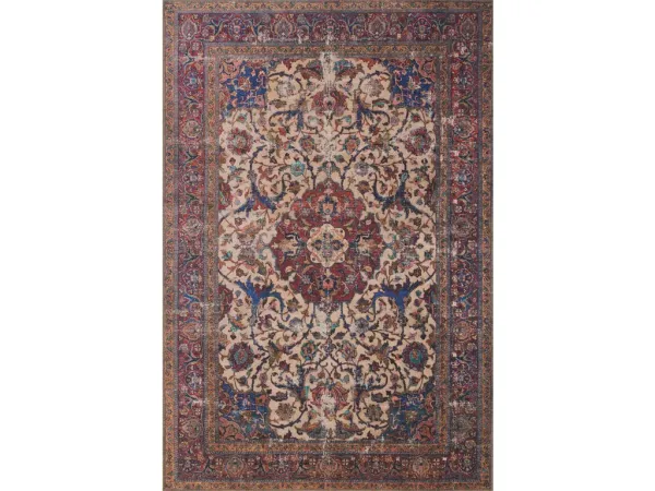 LOREN LQ-11 SAND/MULTI 7'6 X 9'6 AREA RUG