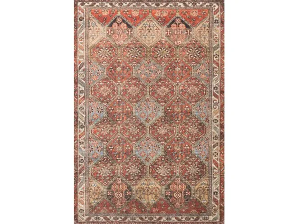LOREN LQ-16 SPICE/MULTI 2'6 X 7'6 RUNNER RUG