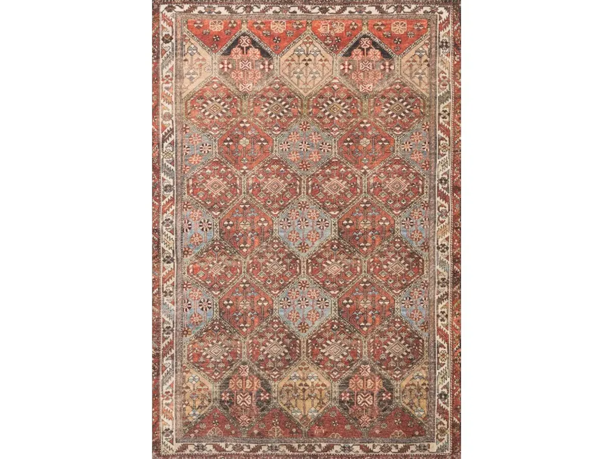 LOREN LQ-16 SPICE/MULTI 7'6 X 9'6 AREA RUG
