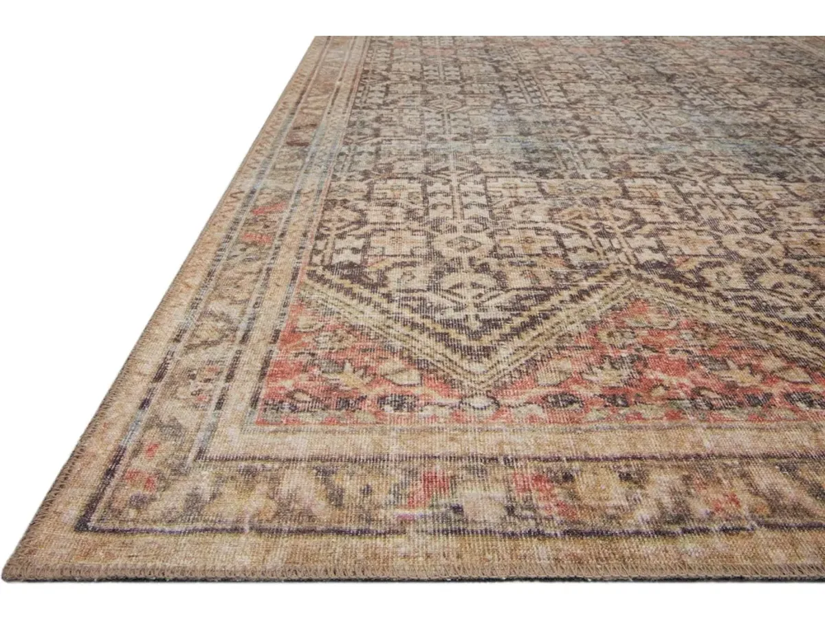 LOREN LQ-17 CHARCOAL/MULTI 5'0 X 7'6 AREA RUG