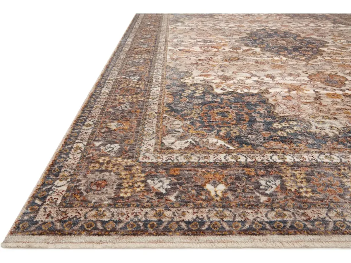 LOURDES LOU-01 NATURAL/OCEAN 2'7 X 10'0 RUNNER RUG
