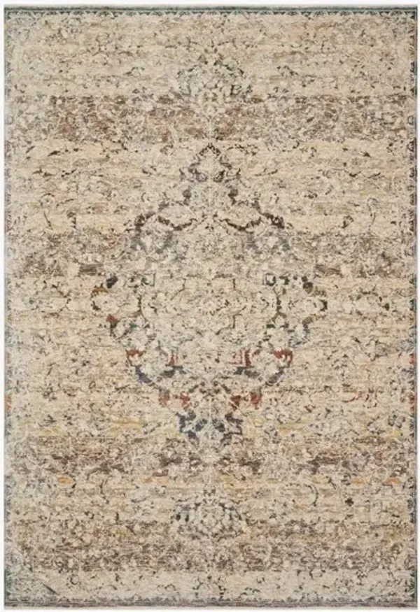 LOURDES LOU-06 IVORY/MULTI 9'6 X 13'1 AREA RUG