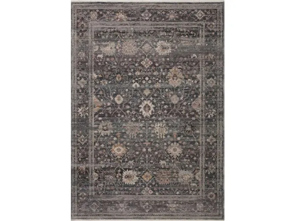 LYRA LYR-04 INK/MULTI 4'0 X 5'7 ACCENT RUG