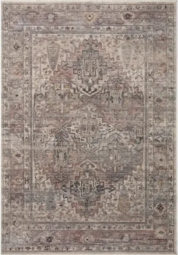 LYRA LYR-05 SUNSET/SILVER 2'7 X 16'0 RUNNER RUG